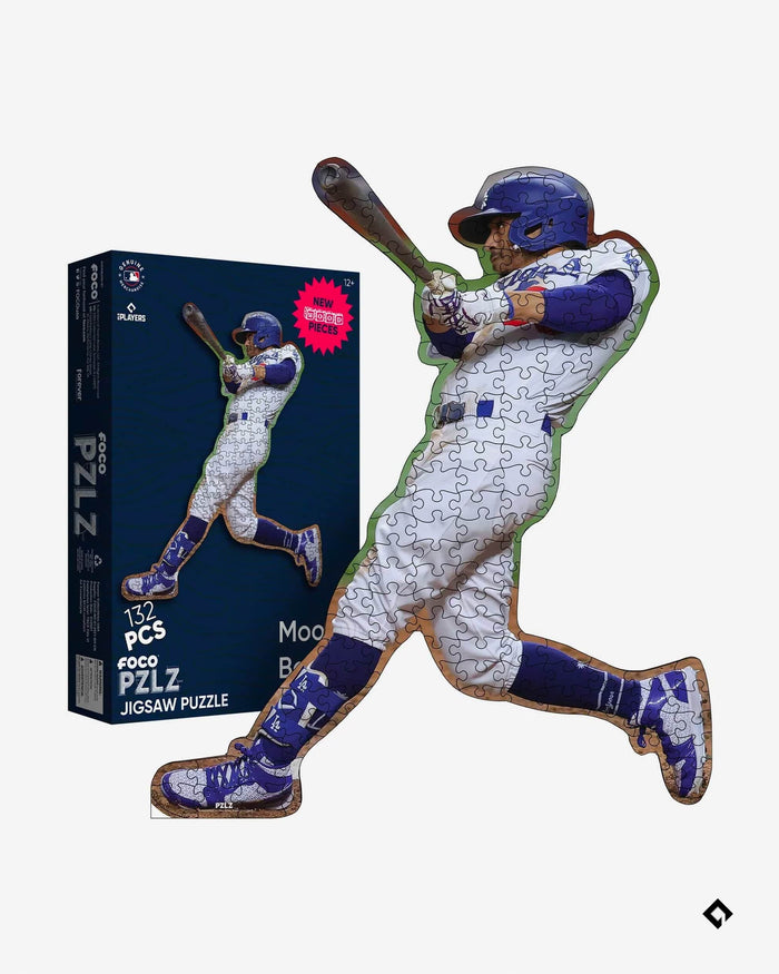Mookie Betts Los Angeles Dodgers Wood Jigsaw Puzzle PZLZ FOCO - FOCO.com