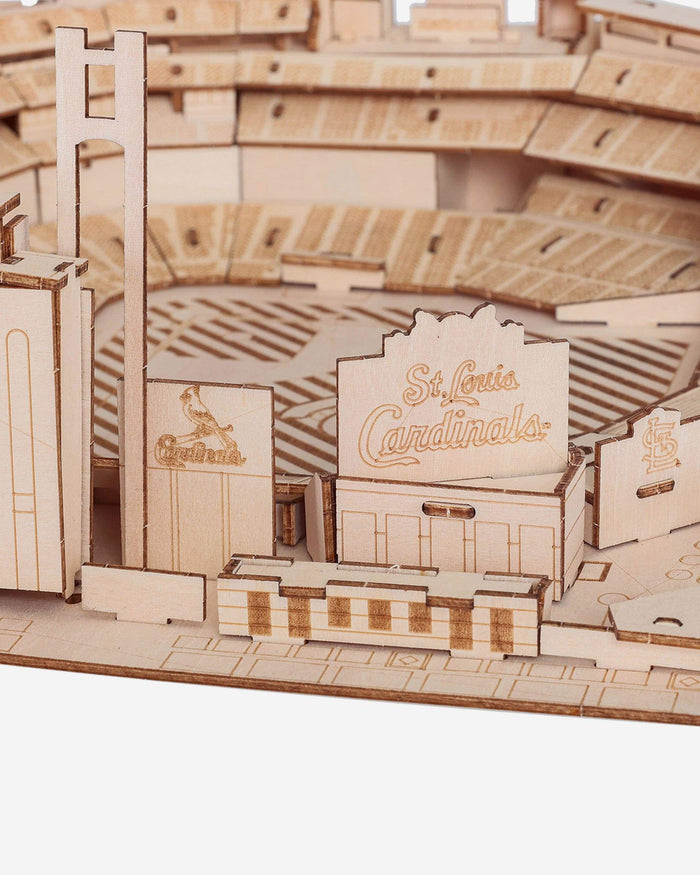 St Louis Cardinals Busch Stadium Wood PZLZ Stadium FOCO - FOCO.com