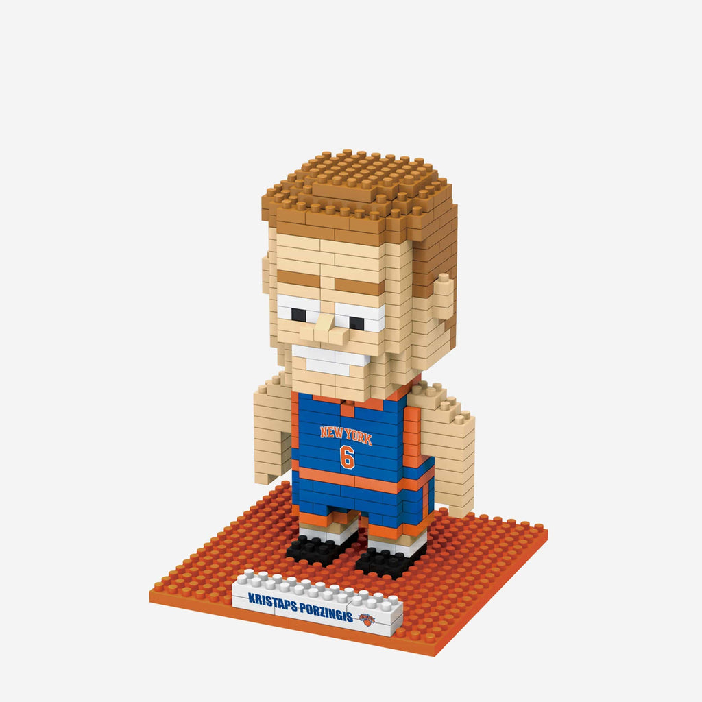 Kristaps Porzingis New York Knicks BRXLZ Mini Player FOCO - FOCO.com