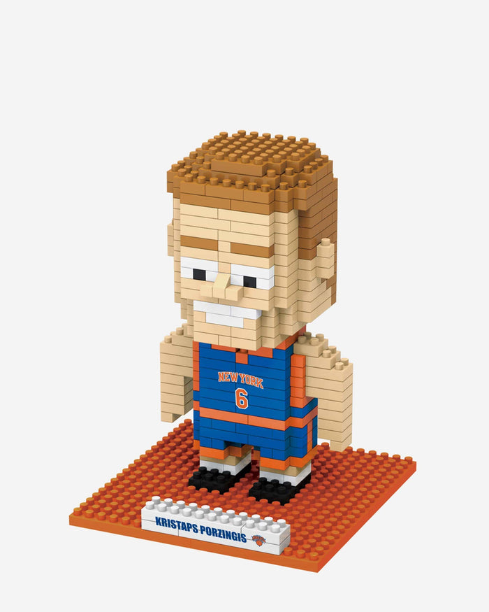 Kristaps Porzingis New York Knicks BRXLZ Mini Player FOCO - FOCO.com