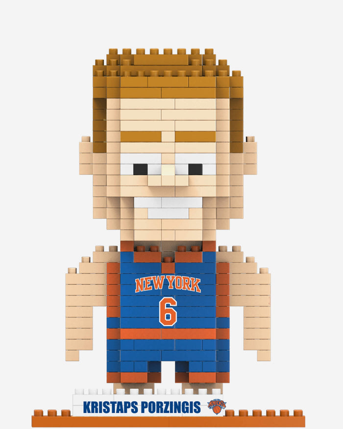 Kristaps Porzingis New York Knicks BRXLZ Mini Player FOCO - FOCO.com