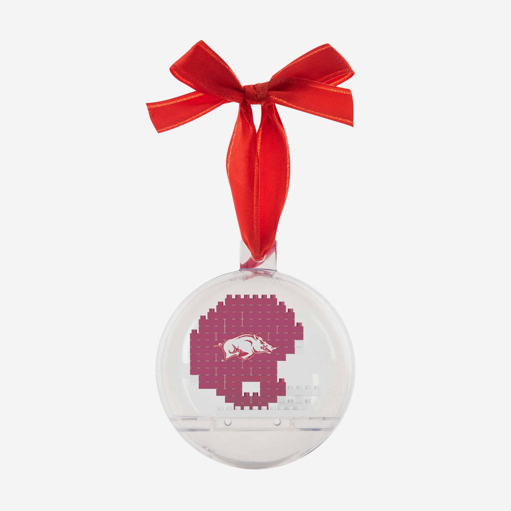 Arkansas Razorbacks BRXLZ Helmet Ball Ornament FOCO - FOCO.com