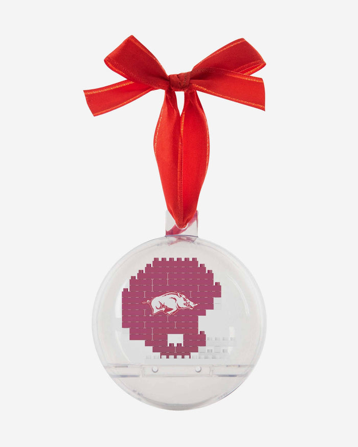 Arkansas Razorbacks BRXLZ Helmet Ball Ornament FOCO - FOCO.com