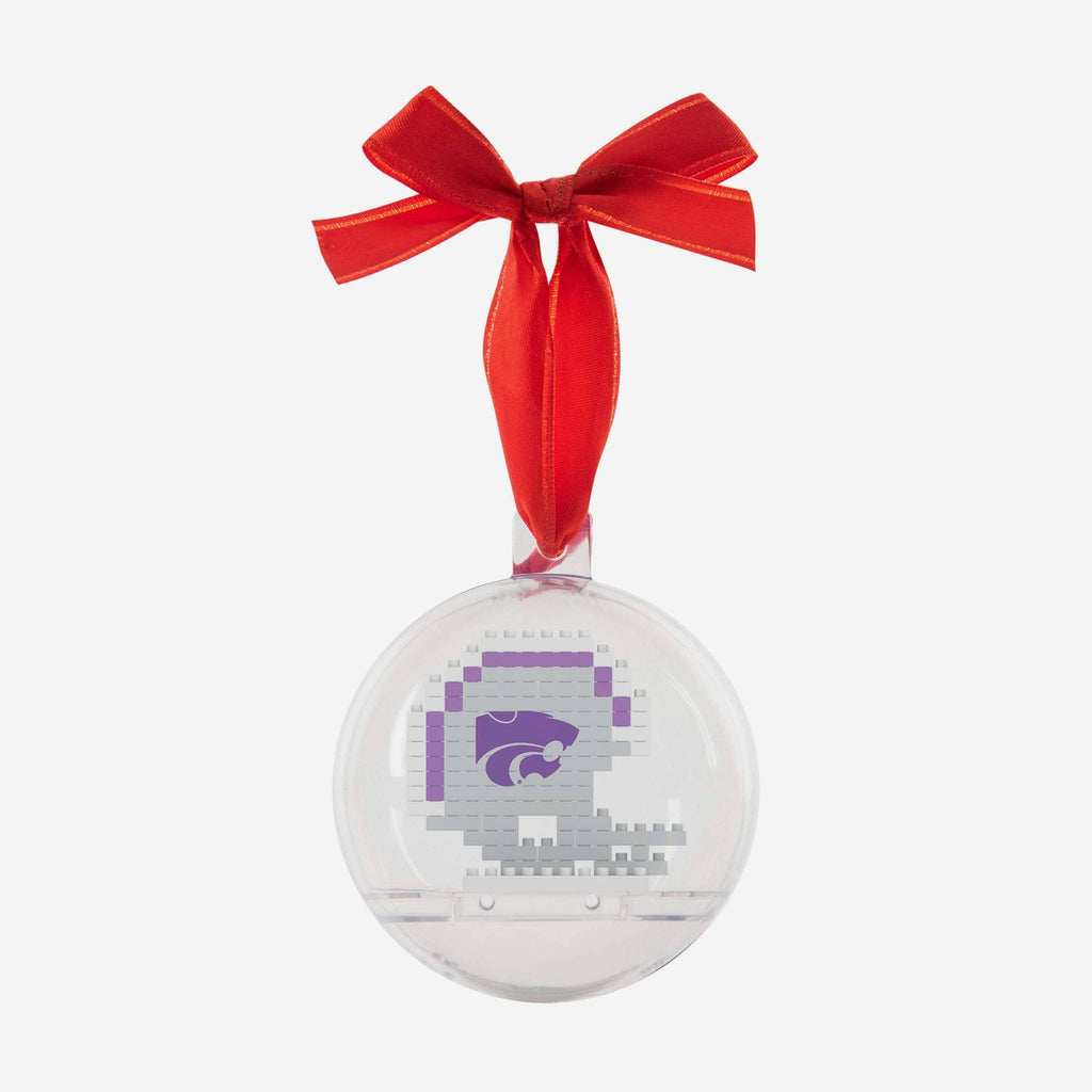 Kansas State Wildcats BRXLZ Helmet Ball Ornament FOCO - FOCO.com