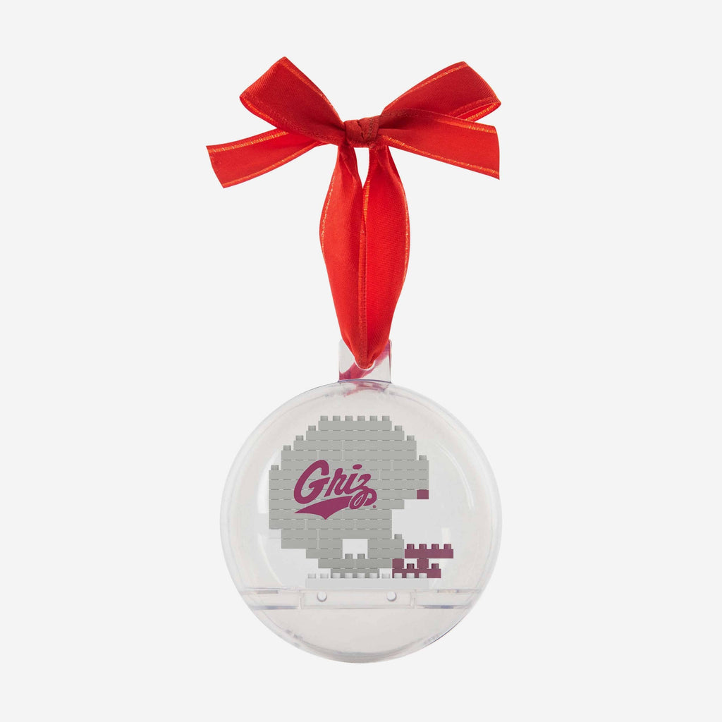 Montana Grizzlies BRXLZ Helmet Ball Ornament FOCO - FOCO.com