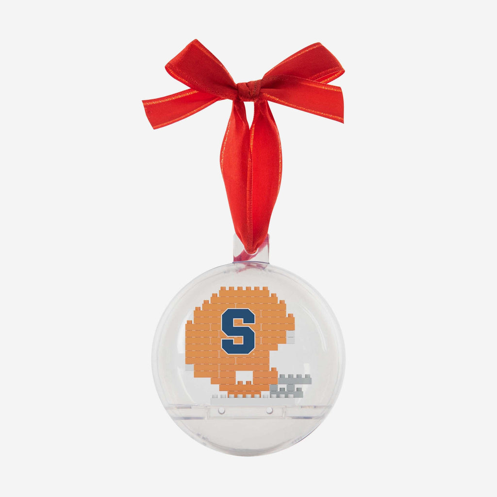 Syracuse Orange BRXLZ Helmet Ball Ornament FOCO - FOCO.com