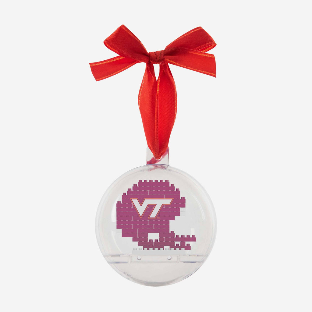 Virginia Tech Hokies BRXLZ Helmet Ball Ornament FOCO - FOCO.com