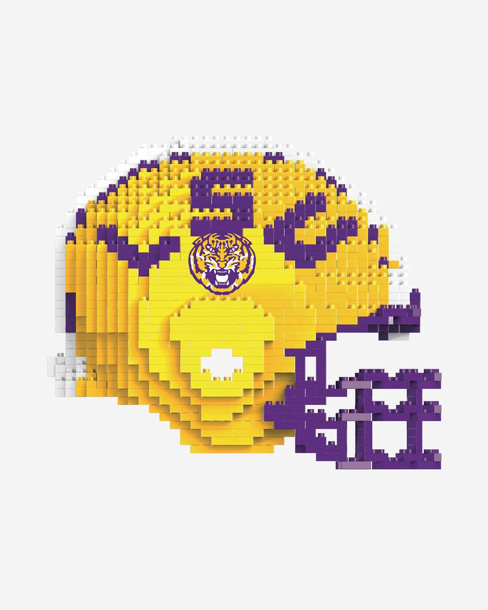 LSU Tigers BRXLZ Mini Helmet FOCO - FOCO.com