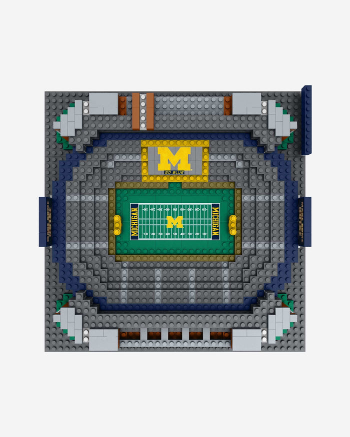 Michigan Wolverines Michigan Mini BRXLZ Stadium FOCO - FOCO.com