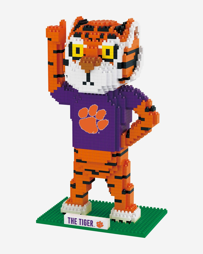 The Tiger Clemson Tigers Thematic BRXLZ Mascot FOCO - FOCO.com