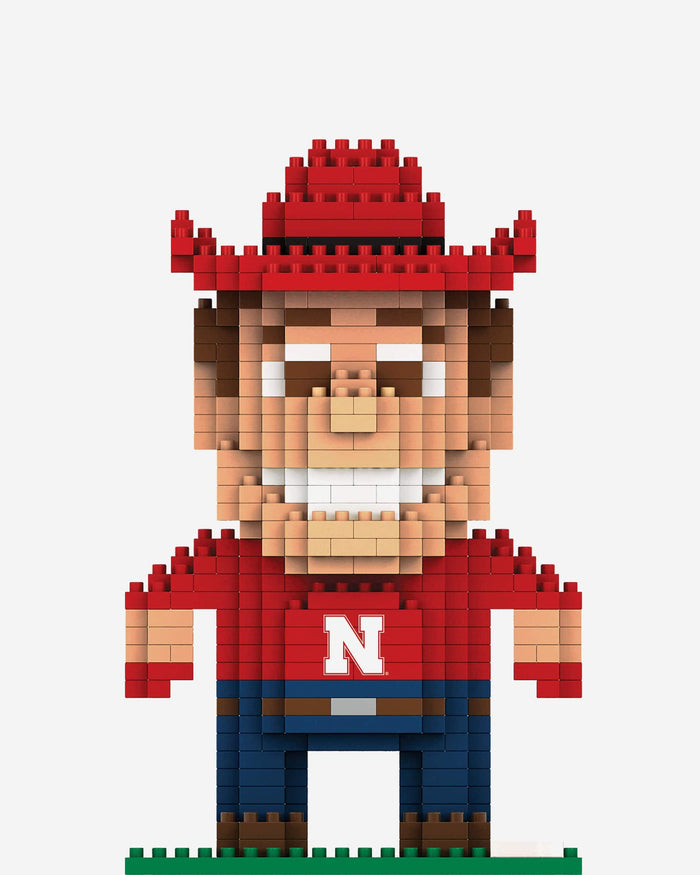 Herbie Husker Nebraska Cornhuskers BRXLZ Mascot FOCO - FOCO.com