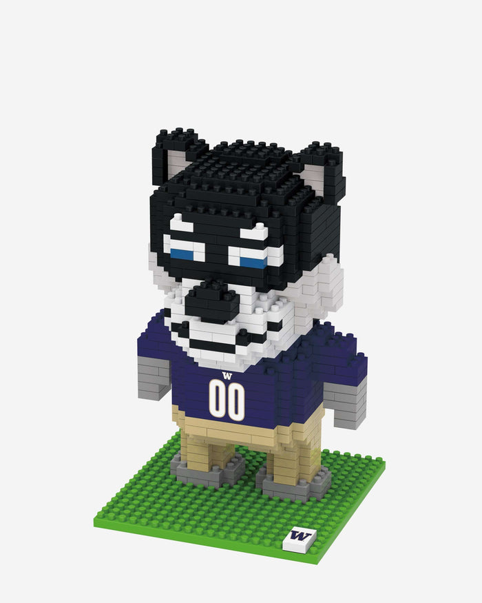 Harry the Husky Washington Huskies BRXLZ Mascot FOCO - FOCO.com