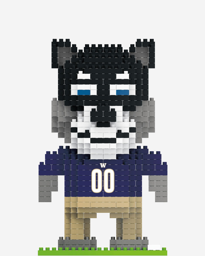 Harry the Husky Washington Huskies BRXLZ Mascot FOCO - FOCO.com