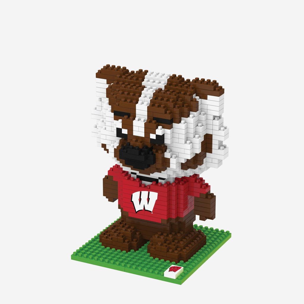 Bucky Badger Wisconsin Badgers BRXLZ Mascot FOCO - FOCO.com