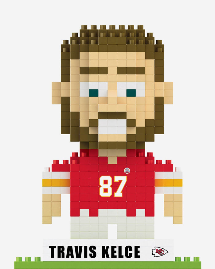 Travis Kelce Kansas City Chiefs BRXLZ Mini Player FOCO - FOCO.com