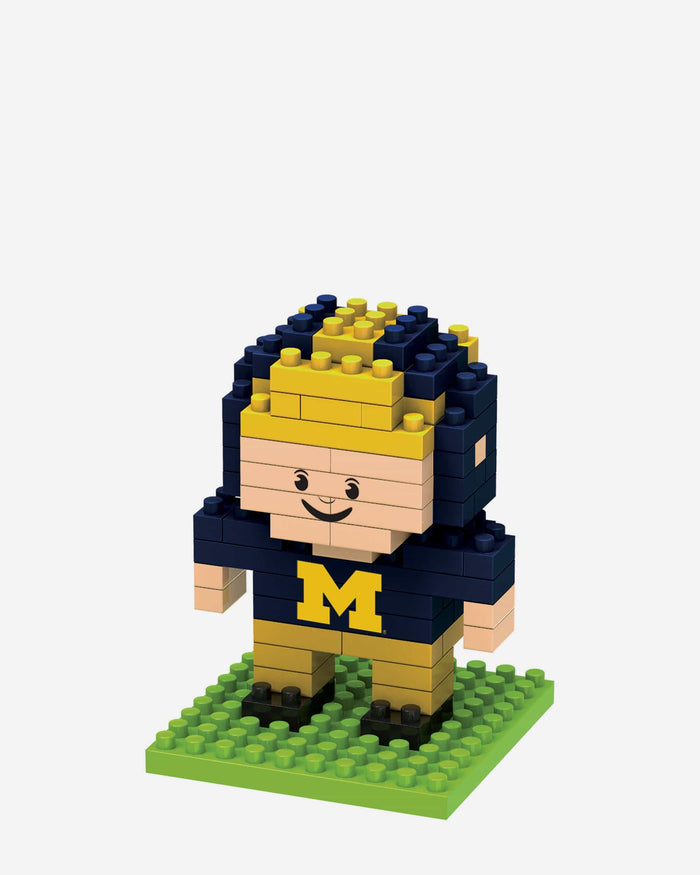 Michigan Wolverines BRXLZ Mini Player FOCO - FOCO.com