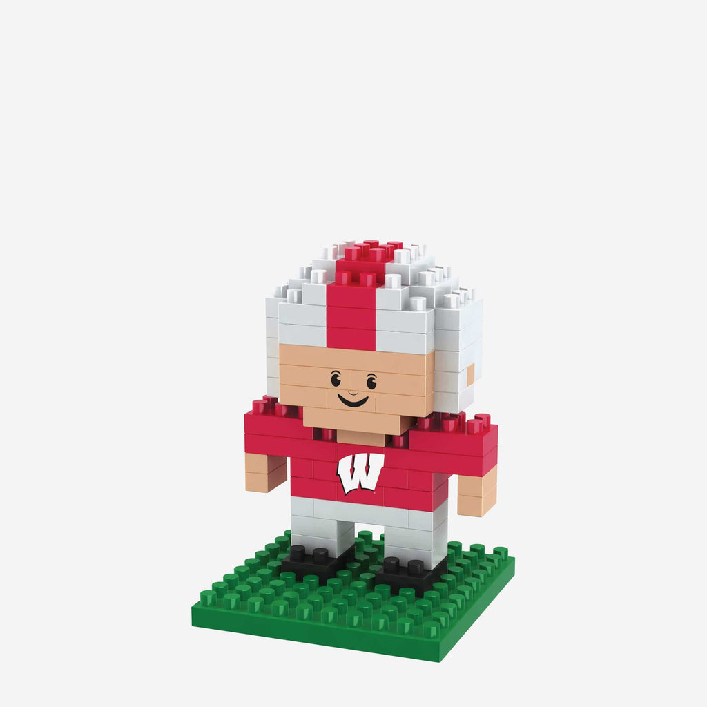 Wisconsin Badgers BRXLZ Mini Player FOCO - FOCO.com