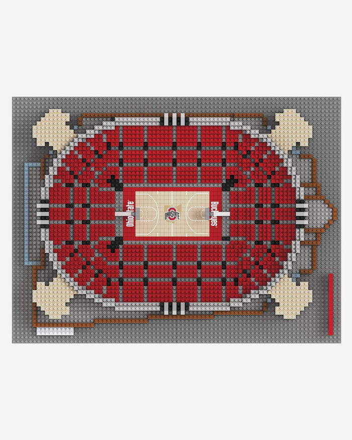 Ohio State Buckeyes The Schottenstein Center BRXLZ Basketball Arena FOCO - FOCO.com