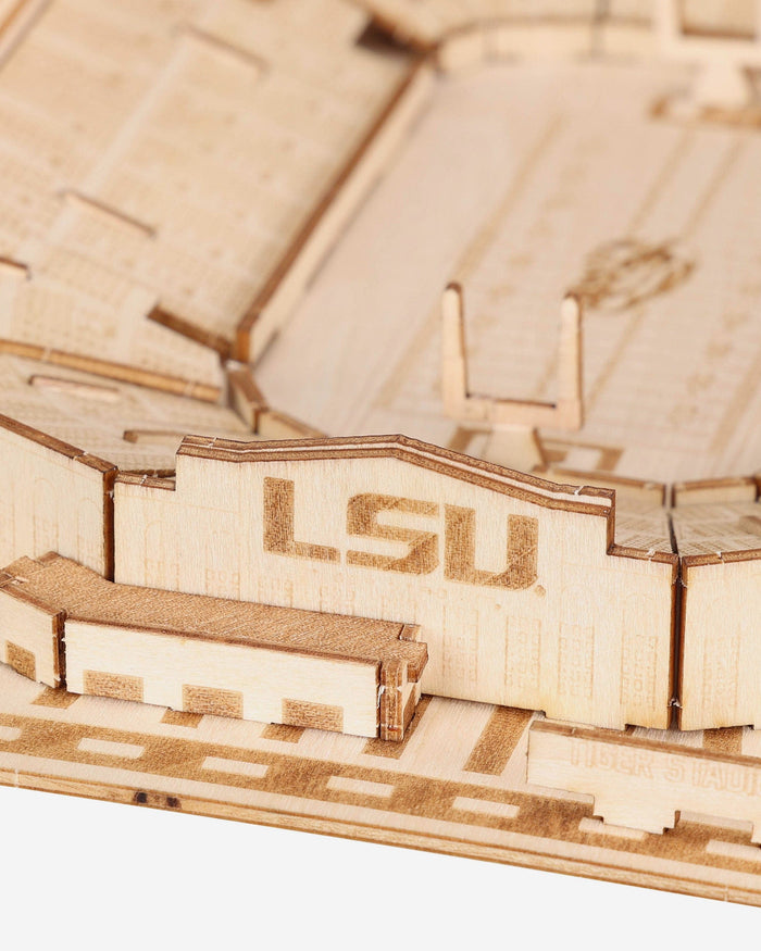 LSU Tigers Tiger Stadium Wood PZLZ Stadium FOCO - FOCO.com