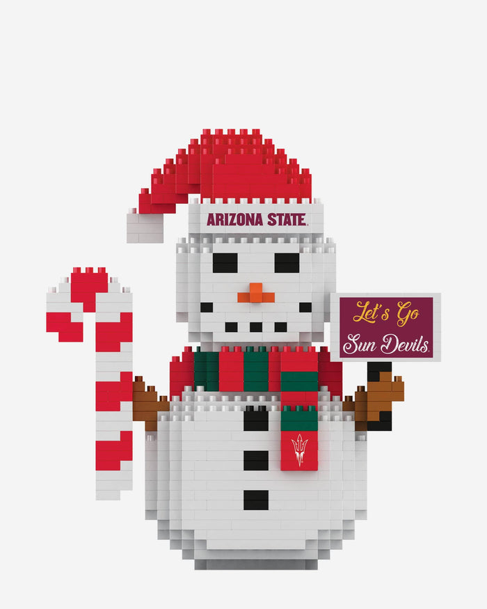 Arizona State Sun Devils BRXLZ Snowman FOCO - FOCO.com