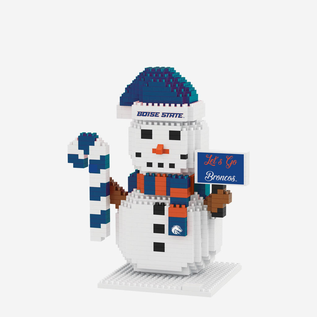 Boise State Broncos BRXLZ Snowman FOCO - FOCO.com