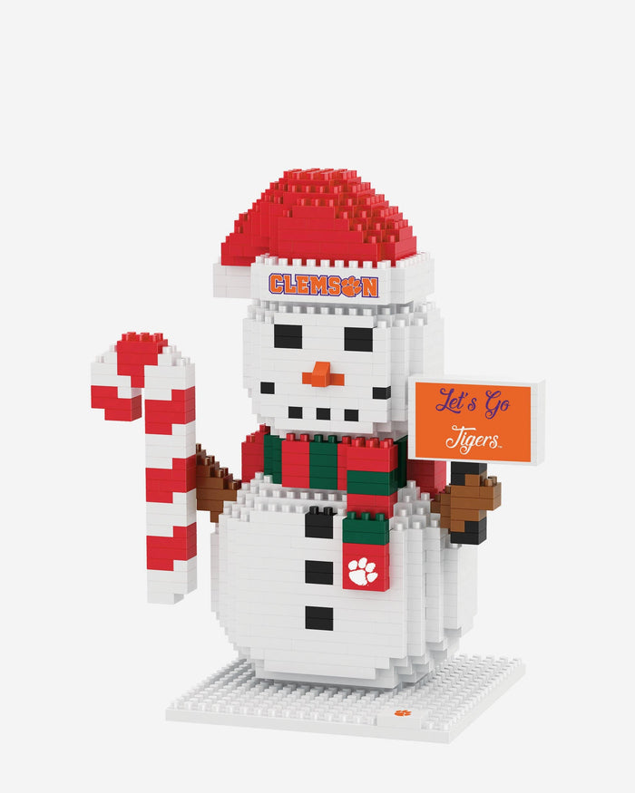 Clemson Tigers BRXLZ Snowman FOCO - FOCO.com