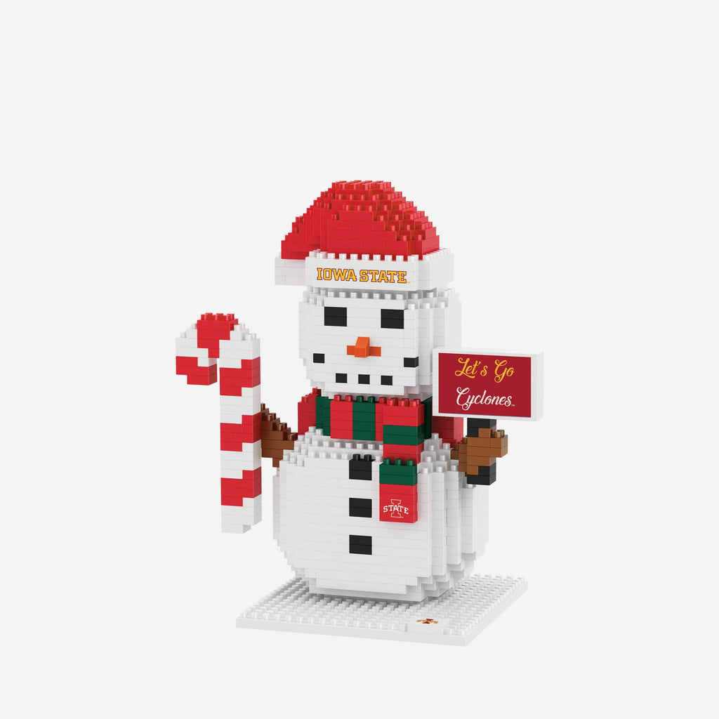 Iowa State Cyclones BRXLZ Snowman FOCO - FOCO.com