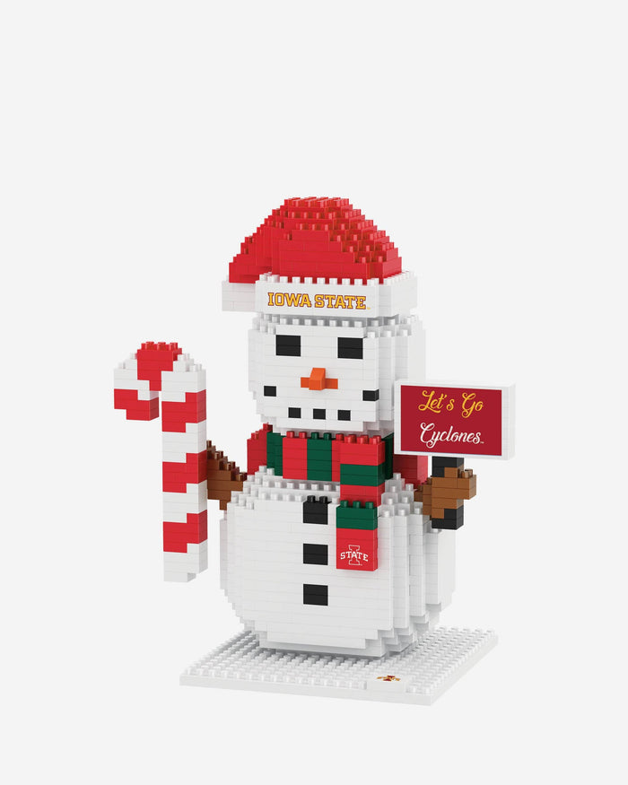 Iowa State Cyclones BRXLZ Snowman FOCO - FOCO.com