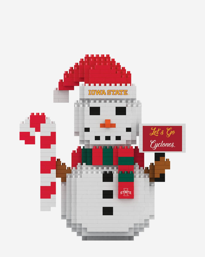 Iowa State Cyclones BRXLZ Snowman FOCO - FOCO.com