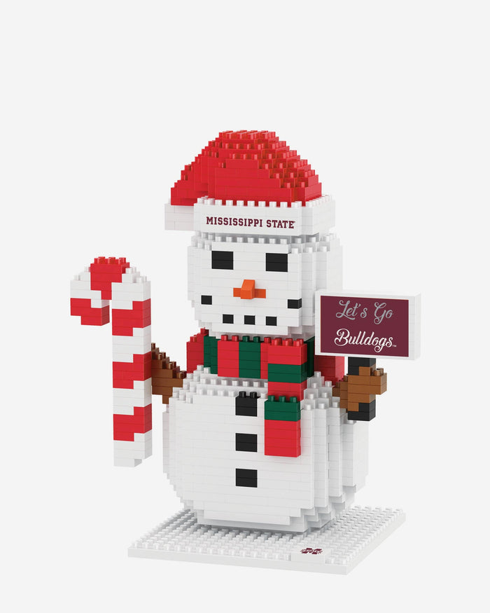 Mississippi State Bulldogs BRXLZ Snowman FOCO - FOCO.com