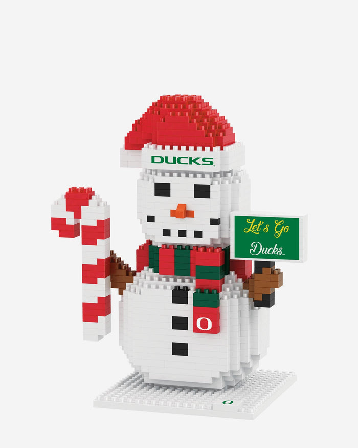 Oregon Ducks BRXLZ Snowman FOCO - FOCO.com