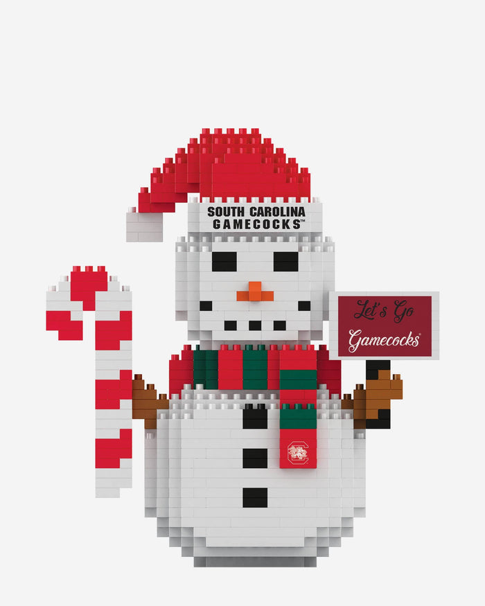 South Carolina Gamecocks BRXLZ Snowman FOCO - FOCO.com