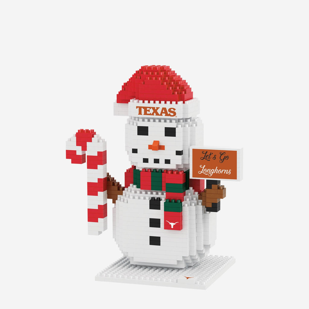 Texas Longhorns BRXLZ Snowman FOCO - FOCO.com