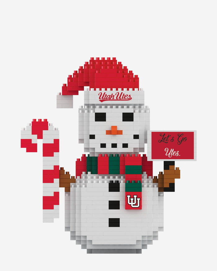 Utah Utes BRXLZ Snowman FOCO - FOCO.com