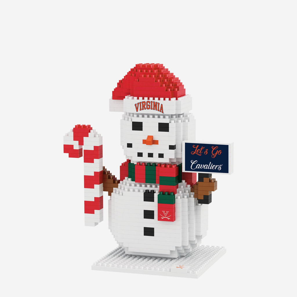 Virginia Cavaliers BRXLZ Snowman FOCO - FOCO.com