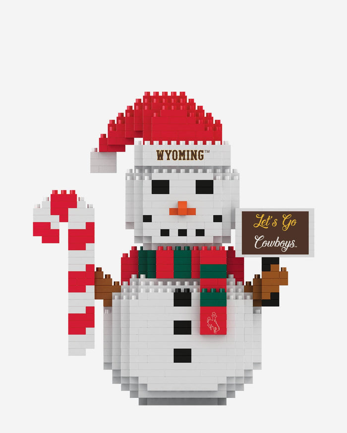 Wyoming Cowboys BRXLZ Snowman FOCO - FOCO.com