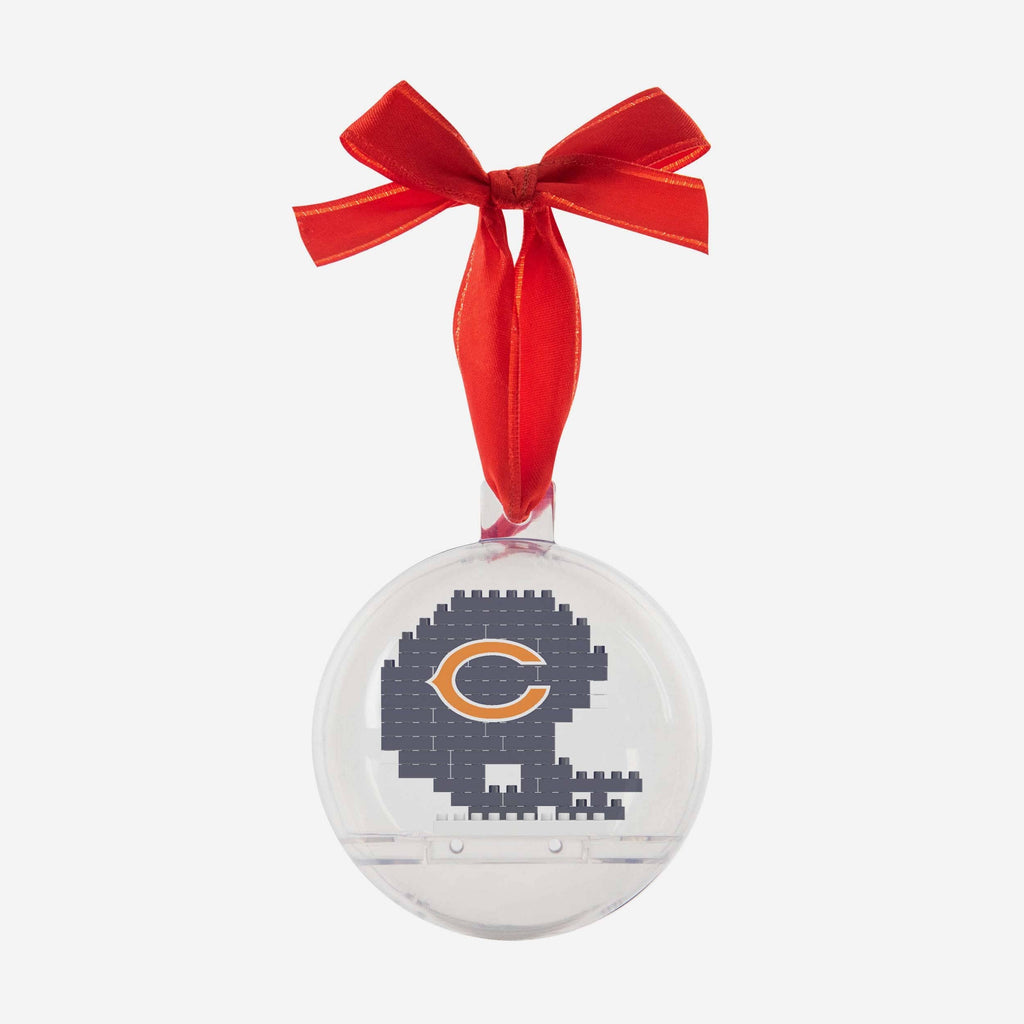 Chicago Bears BRXLZ Helmet Ball Ornament FOCO - FOCO.com