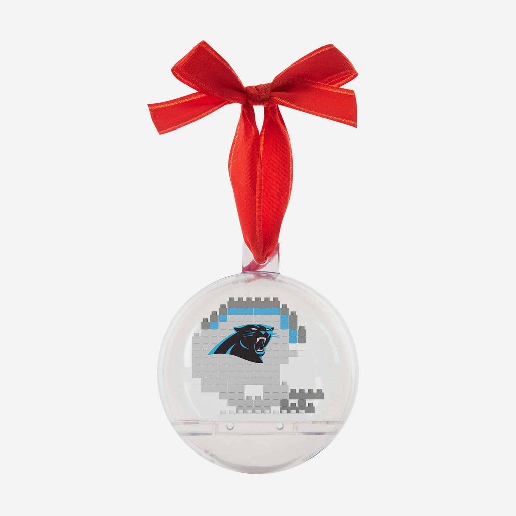 Carolina Panthers BRXLZ Helmet Ball Ornament FOCO - FOCO.com