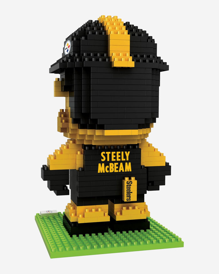 Steely McBeam Pittsburgh Steelers BRXLZ Mascot FOCO - FOCO.com