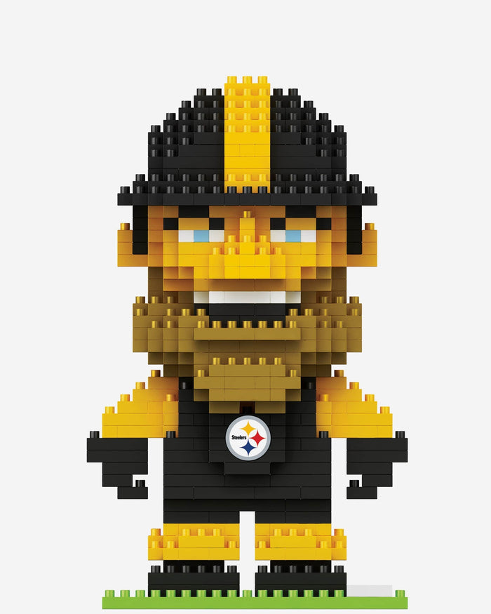 Steely McBeam Pittsburgh Steelers BRXLZ Mascot FOCO - FOCO.com