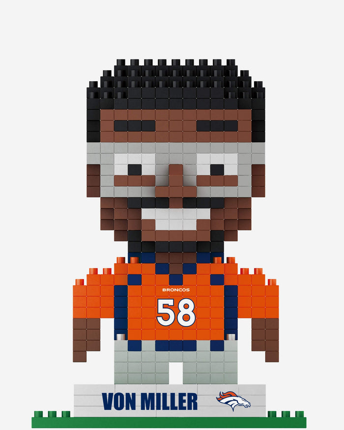 Von Miller Denver Broncos BRXLZ Mini Player FOCO - FOCO.com