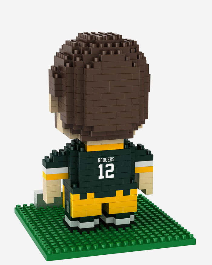 Aaron Rodgers Green Bay Packers BRXLZ Mini Player FOCO - FOCO.com