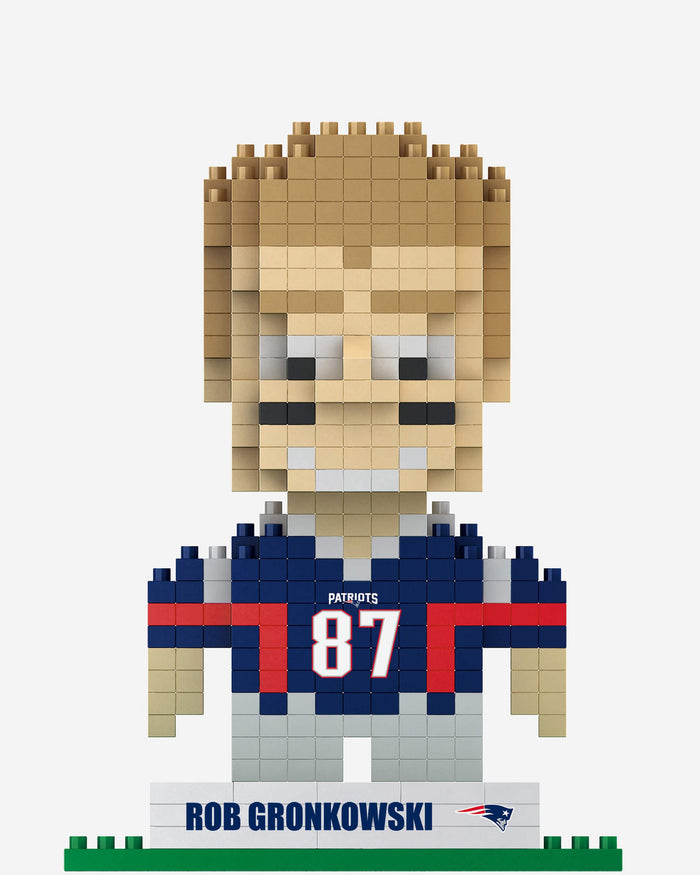 Rob Gronkowski New England Patriots BRXLZ Mini Player FOCO - FOCO.com