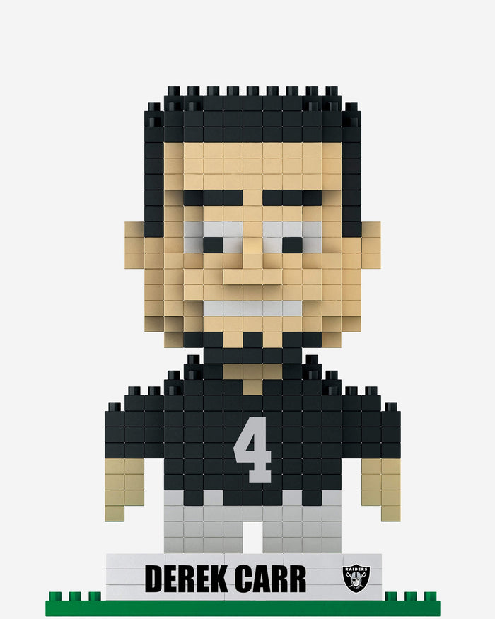 Derek Carr Las Vegas Raiders BRXLZ Mini Player FOCO - FOCO.com