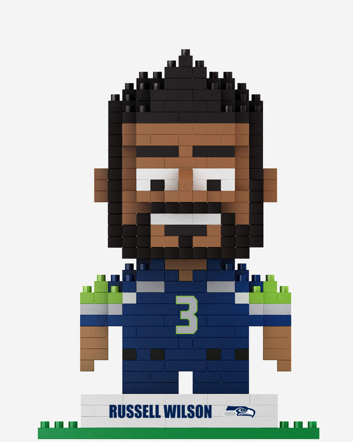 Russell Wilson Seattle Seahawks BRXLZ Mini Player FOCO - FOCO.com