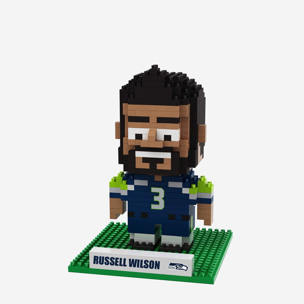 Russell Wilson Seattle Seahawks BRXLZ Mini Player FOCO - FOCO.com