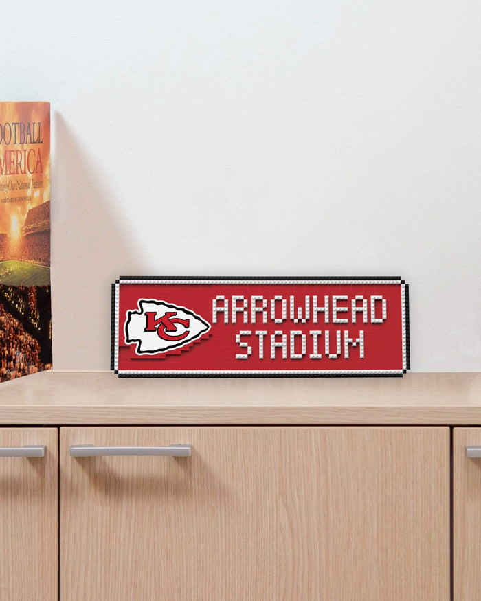Kansas City Chiefs BRXLZ Stadium Street Sign FOCO - FOCO.com