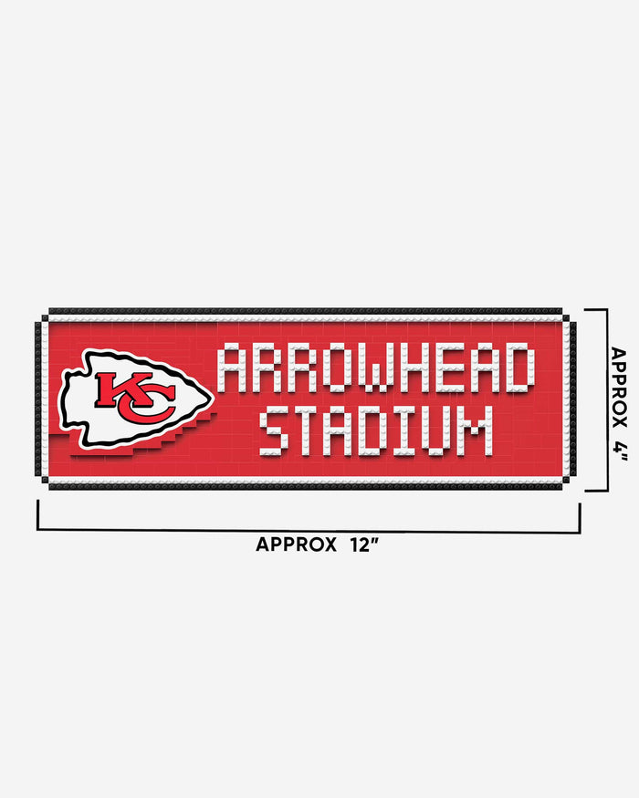 Kansas City Chiefs BRXLZ Stadium Street Sign FOCO - FOCO.com