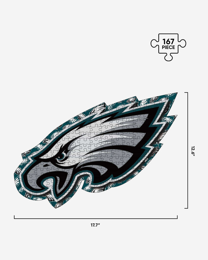 Philadelphia Eagles Logo Wood Jigsaw Puzzle PZLZ FOCO - FOCO.com