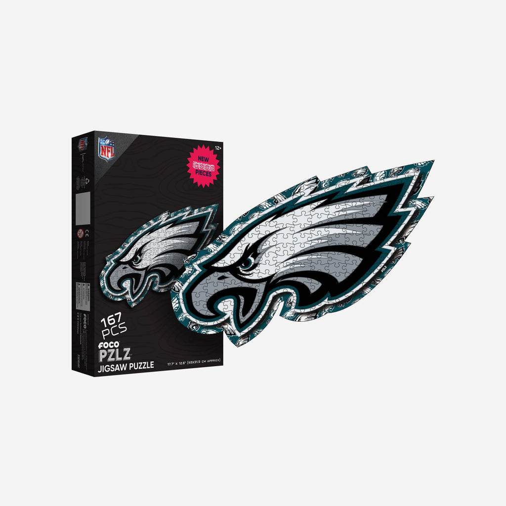 Philadelphia Eagles Logo Wood Jigsaw Puzzle PZLZ FOCO - FOCO.com